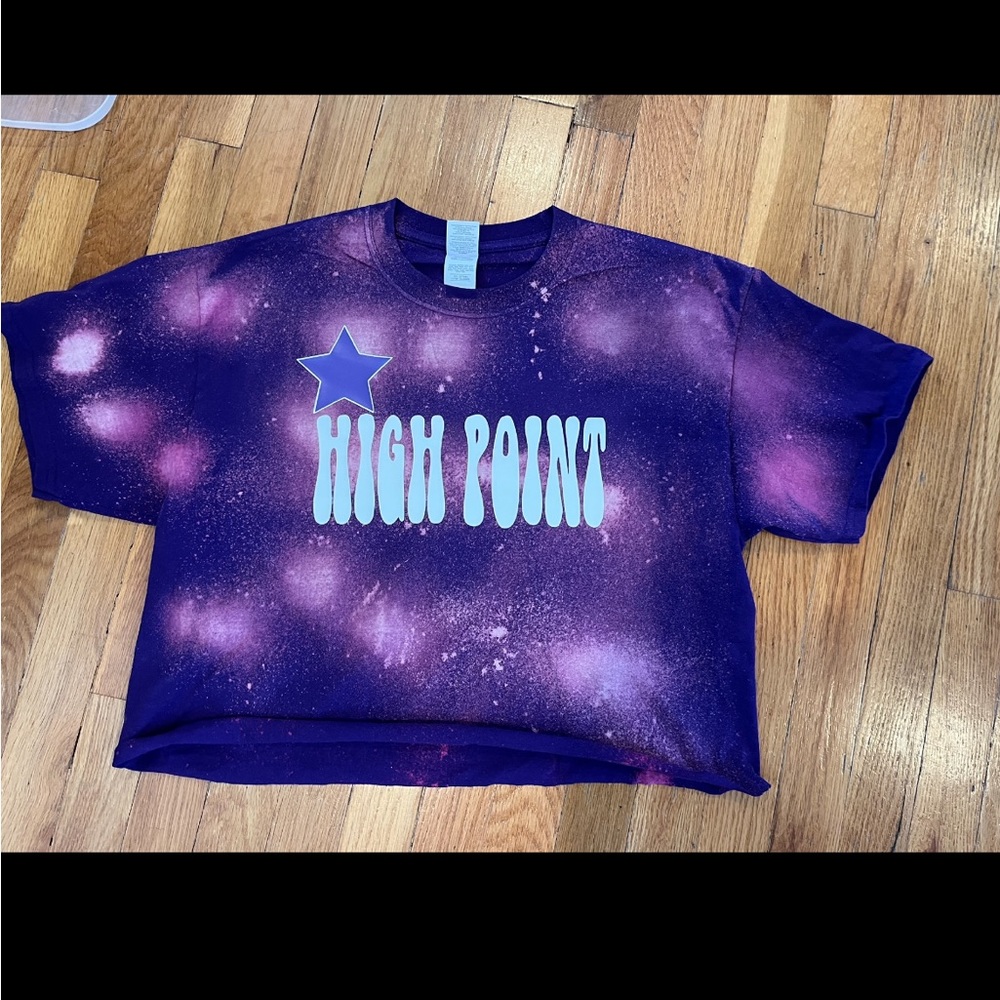 new without tags High point university cropped tee